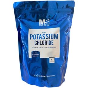 Potassium Chloride Powder, 1 KG/2.2lb(35 Ounce) | Salt Substitute & Essential Hydration Electrolyte Supplement |Supports Mineral Balance,Heart,Joint,and Immune Health| Filler Free, Dissolves Easily in Kuwait