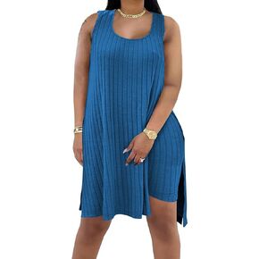 نساء زائد الحجم من قطعتين من قطعتين الصيف بلا أكمام قمم تونك تونك بايكون شورتات راكب الدراجة النارية in Kuwait