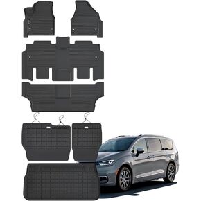 Floor Mats & Cargo Liners for 2011-2017 Honda Odyssey TPE All Weather Protection Car Floor Mats with Trunk Mat Waterproof Interior Accessories in Kuwait