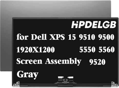Screen Replacement for Dell XPS 9500 9510 9520 Precision 5550 5560 LCD Display Screen Assembly 1920x1200 IPS 15.6 inch Non-Touch Screen Colour Silver in Kuwait