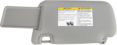 Pair of Left and Right Sun Visor with Holders for Nissan Sentra 2013 2014 2015 2016 2017 2018 2019, Windshield Sunshade Replacement Without Light Sunroof in Kuwait