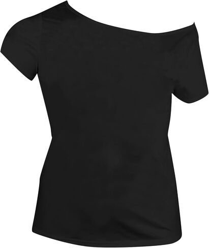 90s 80s Outfit for Women 80's Theme Party Disco Shirt Off The Shoulder Tops Vintage 90s Neon Off Shoulder Top in Kuwait