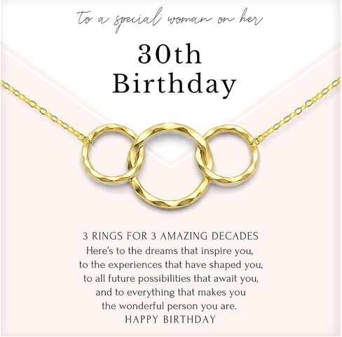 قلادة عيد ميلاد Love Love Shine - مجوهرات الموضة 16+2 "، فضية جنيهية مطلية بالذهب 14 كيل in Saudi Arabia