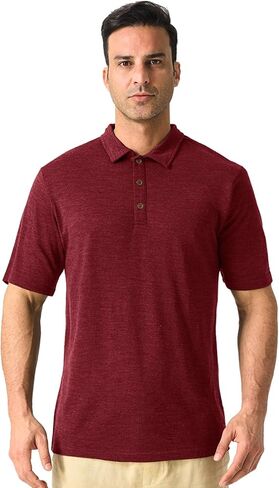 Merino Protect 100 ٪ Merino Wool T-Shirt for Men Short Sleeve Slim Fit Undershirt قميص Tee Lightweight Tee Teae للتنزه في السفر (متوسطة الزائد) in Kuwait