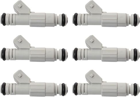 TRQ Fuel Injector Set Compatible with 1996-1998 Jeep Cherokee Grand Cherokee 1997-1998 Wrangler in Saudi Arabia