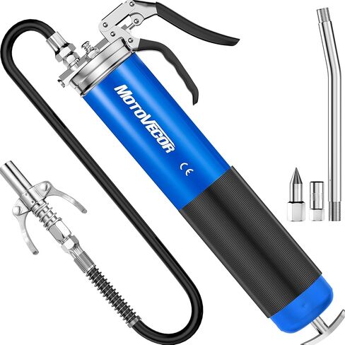 Heavy Duty Pistol Grip Grease Gun with Nozzle and Long-Lasting Flex Hose in Kuwait