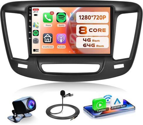 8 Core 4G+64G Android 13 Car Stereo Radio for Chrysler 200 200C 200S 2015-2019, Wireless Carplay Android Auto, Rimoody 9 Inch Touchscreen GPS 4G-WiFi DSP-36 Mirror Link 59-UI Themes BT FM Camera in Saudi Arabia
