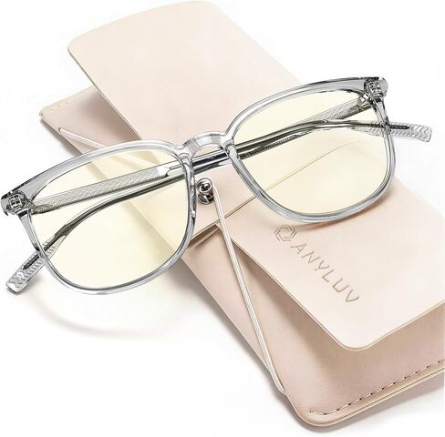 نظارات ضوئية زرقاء أنلوف للرجال ، والنساء الأزرق الضوء المنعقد نظارات الكمبيوتر المضادة للعيون و UV400 in Kuwait