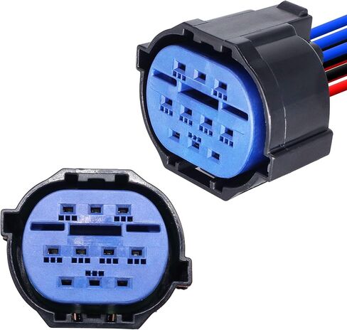 HiSport HID Halogen Headlight Connector Pigtail Adapter Harness Plug 4-Wire Compatible with Ford Escape Taurus F150 2013-2021 2Pcs in Saudi Arabia