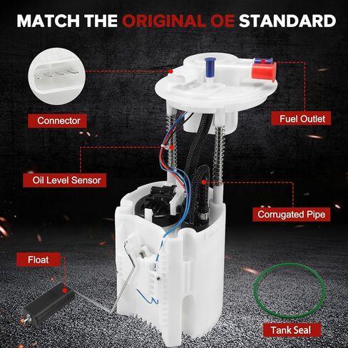 E9213M Electric Fuel Pump Module Assembly Compatible with Nissan Sentra 2013-2019 1.8L L4 Replace# 170403SG0C FG1549 SP4097M in Kuwait