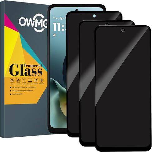 2+2 Privacy Screen Protector for Samsung Galaxy A13 4G/5G (2 Pack) Front Private Tempered Glass Screen Protector +(2 Pack) Camera Lens Protector, Anti-Scratch, [Anti-Spy] - Black in Kuwait