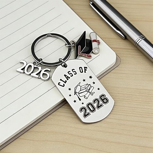 سلسلة مفاتيح التخرج فئة فريدة من 2025 سلاسل مفاتيح الفولاذ المقاوم للصدأ مفاتيح هدايا طالب خريج مضحك من المعلم in Kuwait