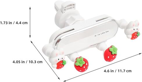 EXCEART Cellphone Car Holder Zodiac Rabbit Car Phone Holder Cute Bunny Phone Mount Air Vent Phone Holder Phone Bracket Mobile Phone Support Car Accessories for Auto Trunk Home Type A Cute Desk in Kuwait