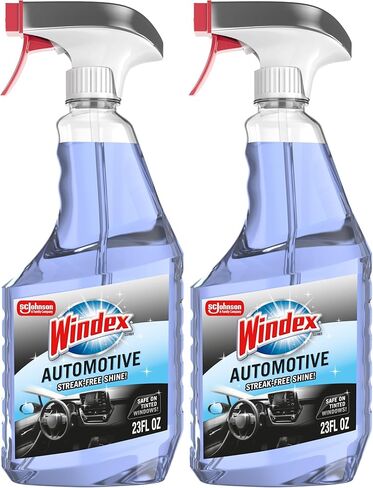 Windex Automotive Car Window and Glass Cleaner, Streak-Free Shine for Car Glass Exteriors, Tinted Windows, and Interior Electronics, 23 fl oz in Saudi Arabia