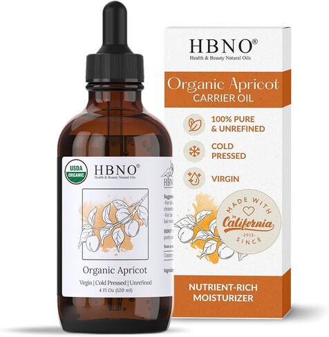 HBNO Organic Marula Oil - Huge 4 oz (120ml) Value Size - USDA Certified Organic Marula Seed Oil, Cold Pressed for Face, Body, Lips, Shampoo & Conditioner in Saudi Arabia