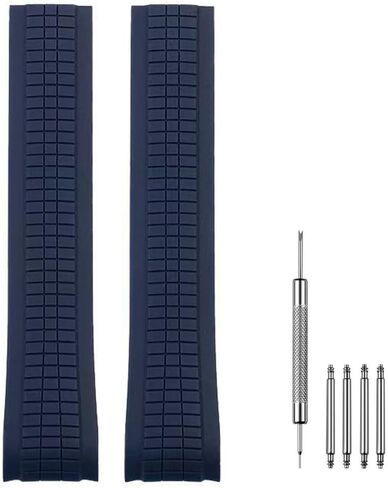 21mm Silicone Rubber Watch Band Strap Compatible with Patek Aquanaut Philippe -5164A 5167A in Kuwait