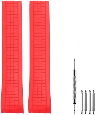 21mm Silicone Rubber Watch Band Strap Compatible with Patek Aquanaut Philippe -5164A 5167A in Kuwait