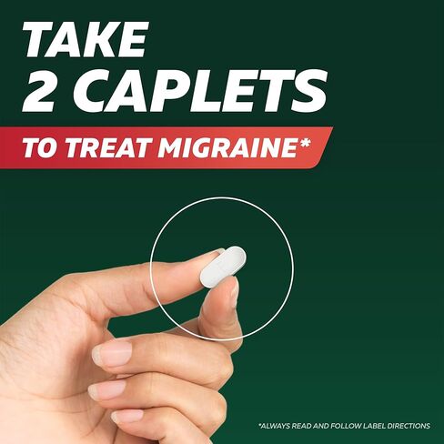 كبسولات الإغاثة من Excedrin الصداع النصفي لتخفيف أعراض الصداع النصفي - 100 عدد in Saudi Arabia