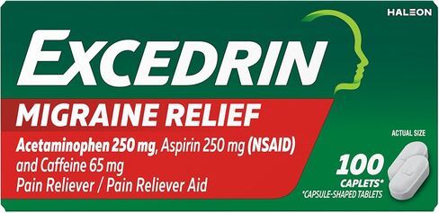 كبسولات الإغاثة من Excedrin الصداع النصفي لتخفيف أعراض الصداع النصفي - 100 عدد in Saudi Arabia