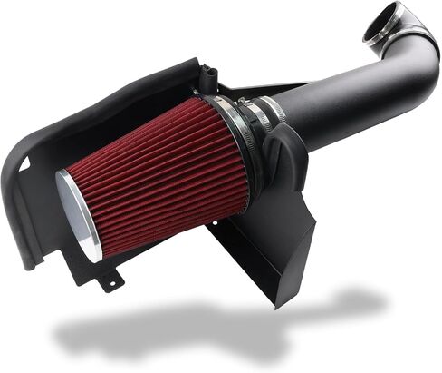 Cold Air Intake System & Heat Shield for 2014-2019 Chevy/GMC/Cadillac 5.3L 6.2L V8 (Silverado 1500, Suburban, Tahoe, Sierra 1500, Yukon, Yukon Denali, Escalade) Black in Kuwait
