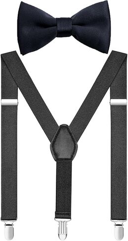 حمالات الأولاد "رجال" ومجموعة ربطة عنق قابلة للتعديل مرونة in Kuwait