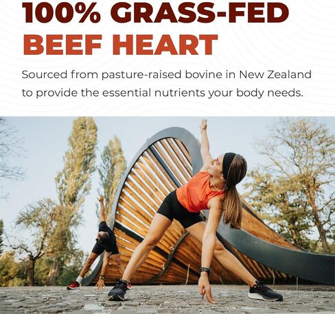 مكملات لحوم البقر للنساء - كبد لحوم البقر والكلى والقلب والرحم ، يدعم الطاقة الإجمالية للمرأة والصحة - المراعي التي تربى في نيوزيلندا - لا حشو أو عوامل تدفق - 120 كبسولة in Kuwait