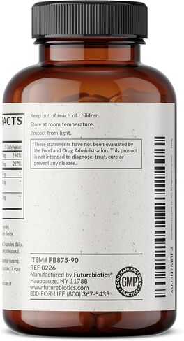 Futurebiotics L-Lysine Defense Immune Support Complex 1500 MG Per Serving with Vitamin C, Zinc, Olive Leaf & Garlic - Non-GMO, 90 Vegetarian Capsules in Saudi Arabia