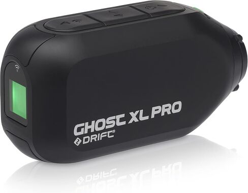 Drift Ghost XL Pro - كاميرا أكشن 4K، تثبيت الصورة، مقاومة للماء، عدسة قابلة للدوران، وضع Dashcam، بث مباشر، وضع الاستنساخ، عمر بطارية 7 ساعات عند 1080P وعمر بطارية 4.5 ساعة عند 4K (XL Pro) in Kuwait