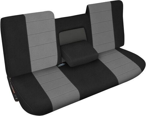 Truck Seat Cover Compatible with 1987-1991 Ford F150 Front Bench with Opening Armrest and Molded Headrest in Kuwait