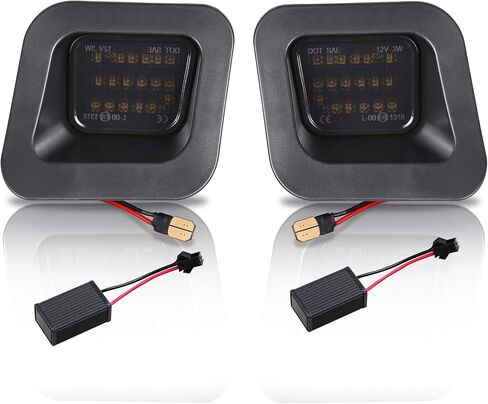 Full LED License Plate Light Lamp Assembly Compatible with Ford F-150 F-250 F-350 F-450 F-550 Super Duty Bronco Excursion Expedition Ranger Pickup Truck Explorer in Kuwait