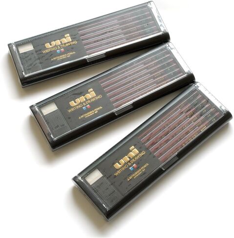 Uni Wooden Pencil - 2B - Box of 12 (U2B) in Kuwait