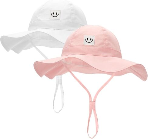 FURTALK Baby Girl Sun Hat Toddler Beach Hats UPF 50+ Wide Brim Bucket Summer Hat in Saudi Arabia