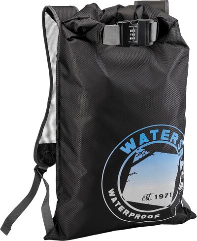 WaterSeals Locking Backpack + Waterproof Bag for Women & Men with Ripstop Material & Anti-Theft Combination Lock to Protect Wallet, iPhone or Valuables at the Beach, Pool, Skiing, or Camping, Black in Kuwait