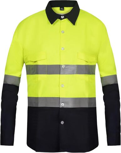 Just In Trend High Visibility Hi Vis Reflective Safety Work Shirts in Saudi Arabia