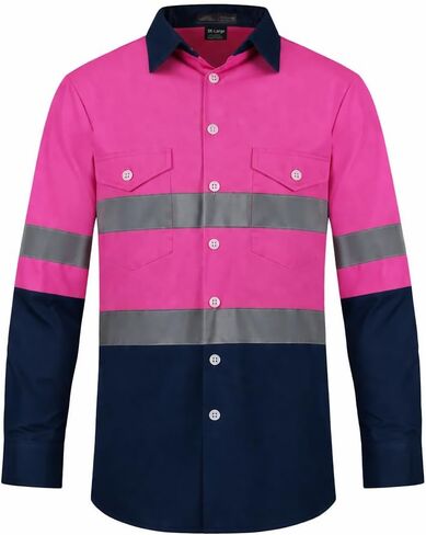 Just In Trend High Visibility Hi Vis Reflective Safety Work Shirts in Saudi Arabia