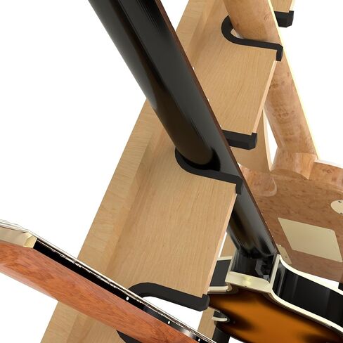 A&S Crafted Products The VersaRack Multi Guitar Case Stand | Holds Acoustic & Electric Cases | Made In U.S.A. in Kuwait