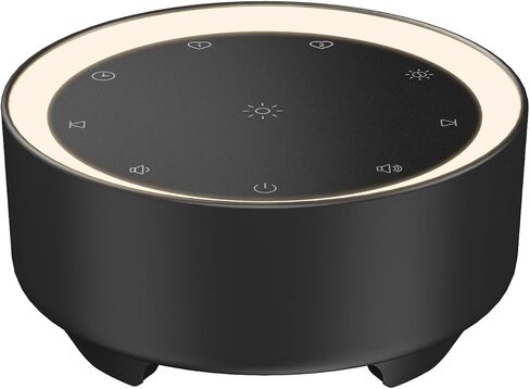 Kipcush Sound Machine & Night Light for Adults, Baby, Kids. White Noise Machine with 20 Soothing Sleep Sounds. Small Size & Portable Design for Bedroom, Office, Travel. Favorites Buttons, Timer in Kuwait