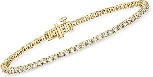 Ross-Simons 1.00 CT. T.W. سوار تنس الماس الذي يزرعه المختبر بالذهب 18 كيلو بايت على الجنيه الاسترليني in Saudi Arabia