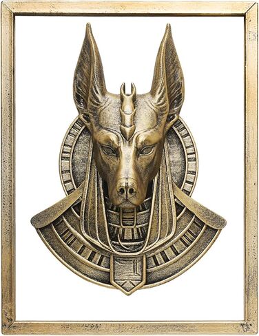 JJALIGHTS Animal Heads Wall Decor Resin Animals Sculptures Head Wall Hanging Decoration Imitation Copper vintage Wall Sculpture for Living Room Bedroom Office(5pcs,Includes Metal Frame) in Saudi Arabia