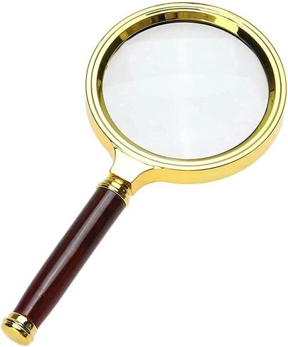 Magnifying Glass 6X Magnification Magnifier Handheld Magnifier for Science, Reading Book, Inspection. (6X Handheld Magnifier) in Kuwait