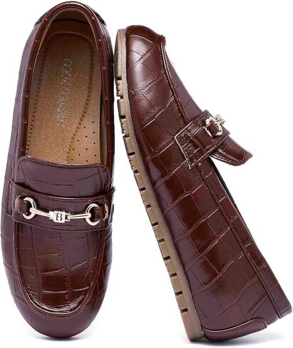 حذاء نسائي واسع بدون كعب كاجوال سهل الارتداء حذاء مسطح مريح للنساء حذاء بدون كعب مع دعم قوس حذاء نسائي أنيق in Kuwait