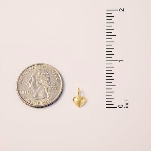 Gelin 14k Solid Gold Heart Charm Pendant for Women in Kuwait