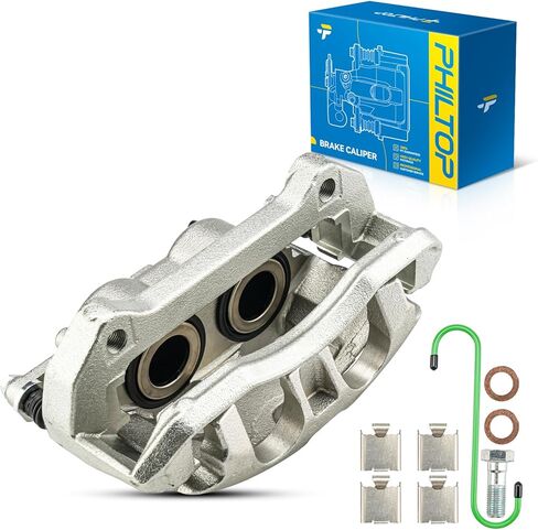 PHILTOP Brake Caliper Front Left Compatible with 2012-2020 Ford F-150 4x4, 18-5405 in Kuwait