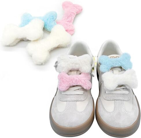 Shoe Charms for Sneakers, Elegant Pearl Bowknot Shoelace Decoration Clip Charms for Sambas Dress Shoes DIY Shoe Accessories for Women Girls in Kuwait