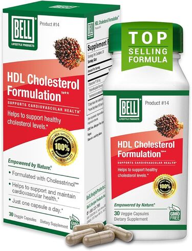Bell HDL Cholesterol Formulation™, Cholesterol Health Supplement - Cholesterol Lowering Supplements, Proprietary Blend, for Women and Men | 2 Pack in Kuwait