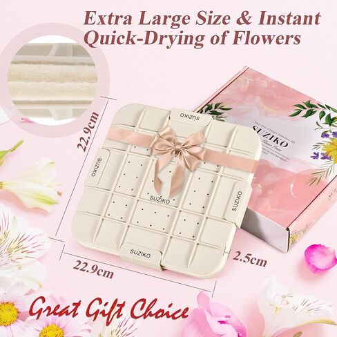 Suziko Quickly Dry Flowers 9 '' (23cm) Large Microwave Flower Press for Press Flowers&Leaves and Making Pressed Flowers with Photo Frame in Kuwait
