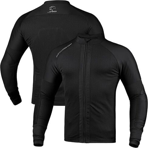 J.A.G. Motorcycle Mesh Shirt for Men with CE Certified Protective Padded Armors | All Season Motorcycle Riding Shirt in Saudi Arabia