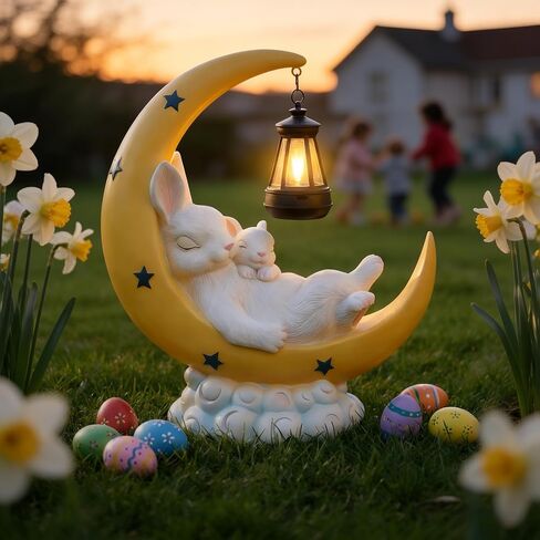 تمثال وأضواء للقطط الشمسية في الهواء الطلق، قطة محبة للفناء والشرفة والفناء، هدية فريدة من نوعها لتدفئة المنزل للأم والجدة in Kuwait