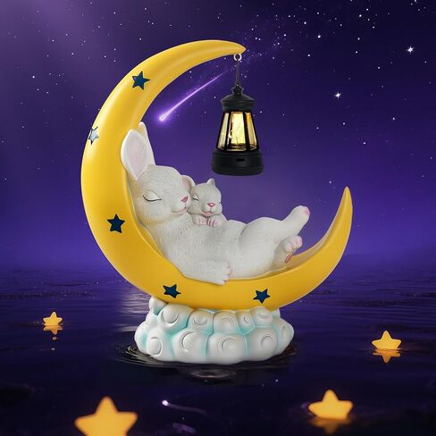 تمثال وأضواء للقطط الشمسية في الهواء الطلق، قطة محبة للفناء والشرفة والفناء، هدية فريدة من نوعها لتدفئة المنزل للأم والجدة in Kuwait