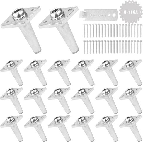 Mabeeze One Way Anchor Vise for Grape Trellis - 8-11 Gauge Wire with Screws, 20 Pack Tightening Vise for Vineyard, Arbor or Fences in Kuwait